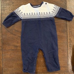 JANIE AND JACK knit romper